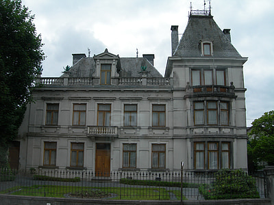 vecchio, Casa, costruzione, vittoriano, Casa, Belgio, Victorians