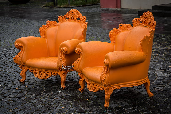 chaise, chic, siège, noble, Majestic, conception, Souabe gmünd