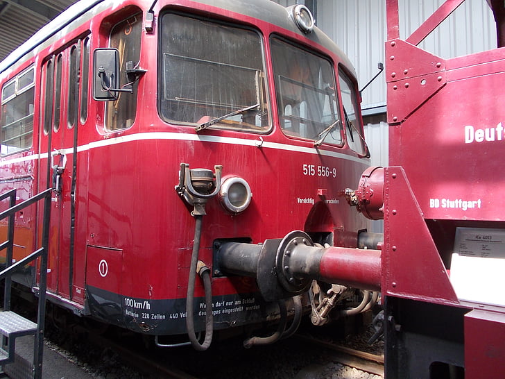 railway train red, dampflokomitive, seemed, track, steam locomotive, overgrown, sweden