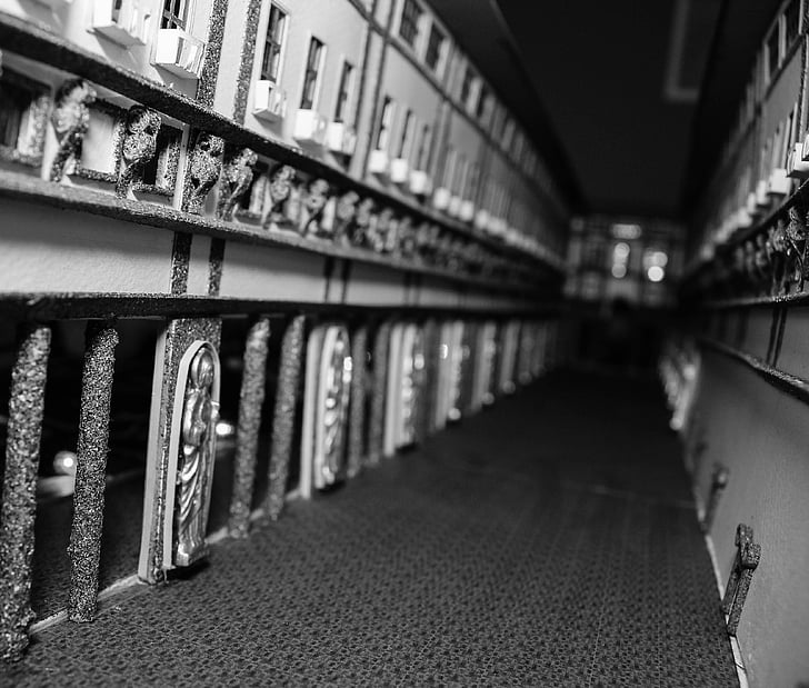 architecture, perspective, depth, model, library, old, shelf