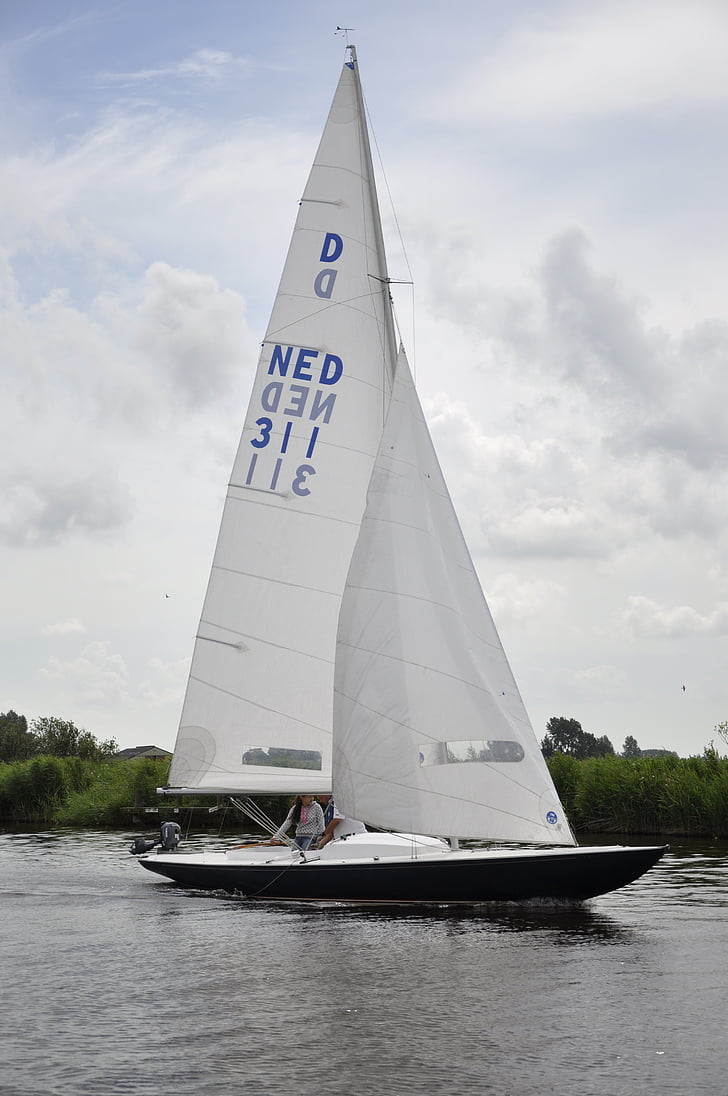 Вітрильний спорт, човен, свято, Плаваючий човен, води, Нідерланди