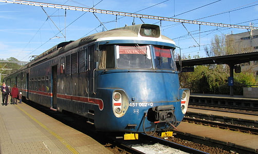 Railway, transport, motorvogn, offentlige transportmiddel, s bahn, lokale tog, České dráhy