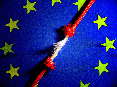 banner, herkennen, Europa, Europa flag, EU-vlag, vlag, geel