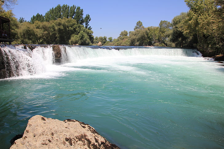 vodopád, řeka, voda, Turecko, Bach, Příroda, Rozprašovací