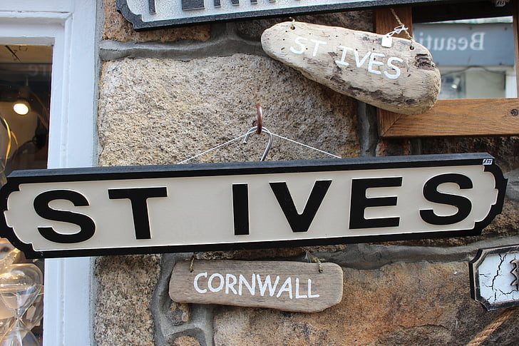 st ives, Cornwall, Ives, Engeland, Cornish, Britse, schilderachtige