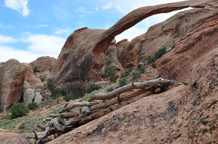 arches, Utah, désert, national, Parc, paysage, Rock
