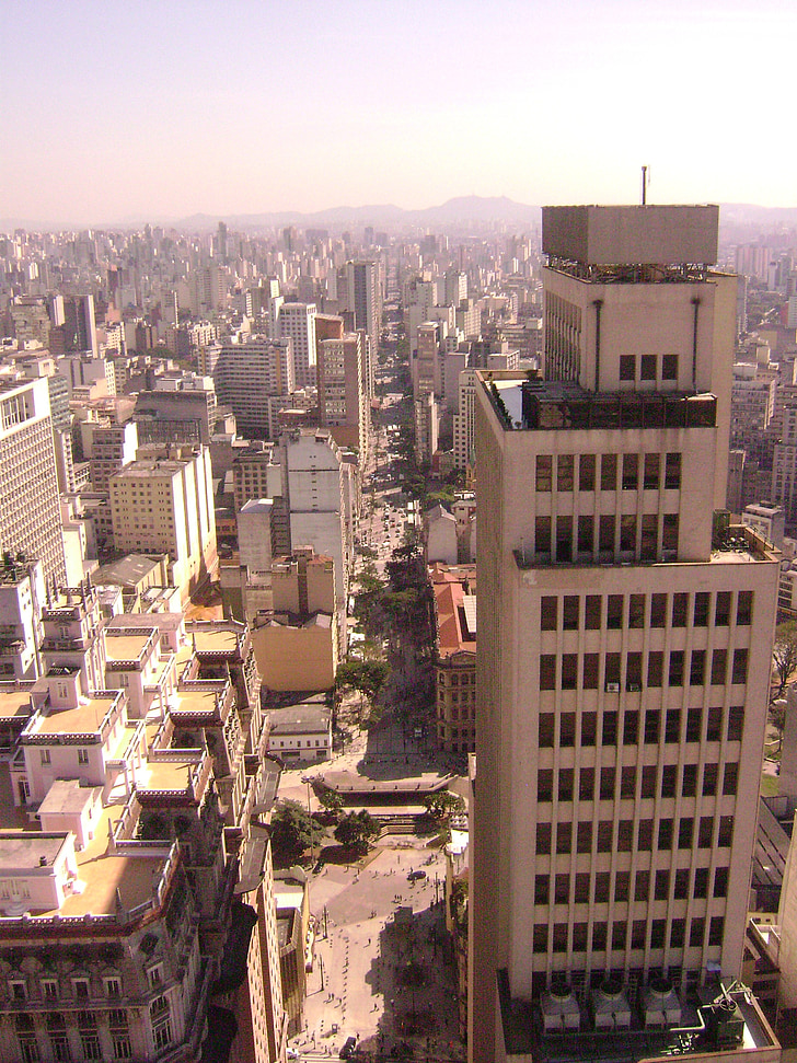 São paulo, bygning, Metropolis, arkitektur