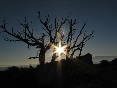 dvorac doline, Moab, Utah, pustinja, Jugozapad, nebo, izlazak sunca