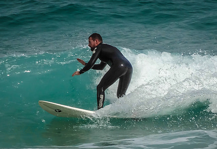 Surf, пляж, серфер, tablista, весело, Спорт, хвилі