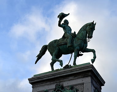 Denkmal, Statue, Pferd, Reiter, Reiterstatue, Skulptur, historisch