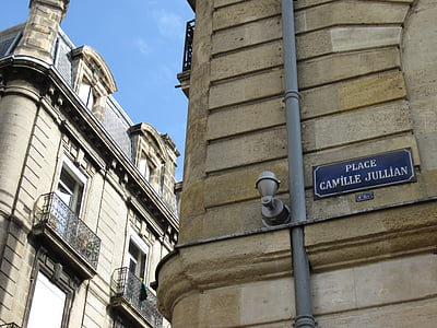 Bordeaux, rua da cidade, Coloque camille jullian, urbana, Marco, histórico, França