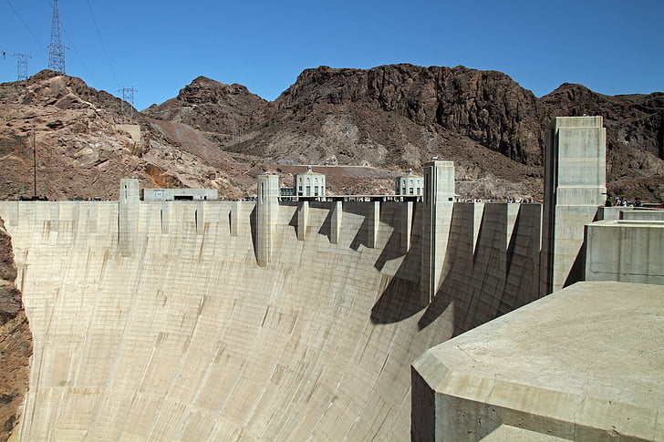 presa de, Nevada, Arizona, Río, Colorado, electricidad, Cañón