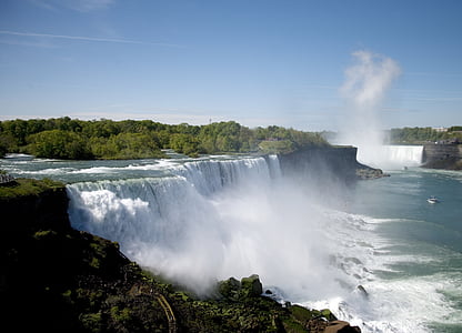 Air Terjun Niagara, air terjun, Sungai, Kanada, New york, indah, pemandangan