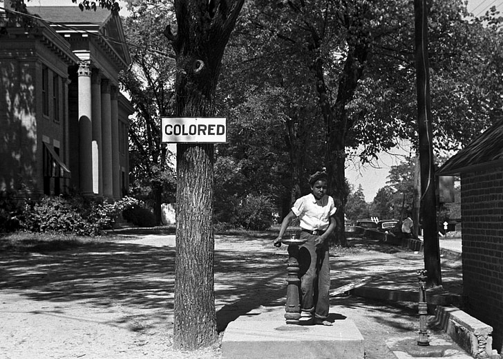 racial segregation, racism, people of color, negro, african american, 1938 southern states, north carolina