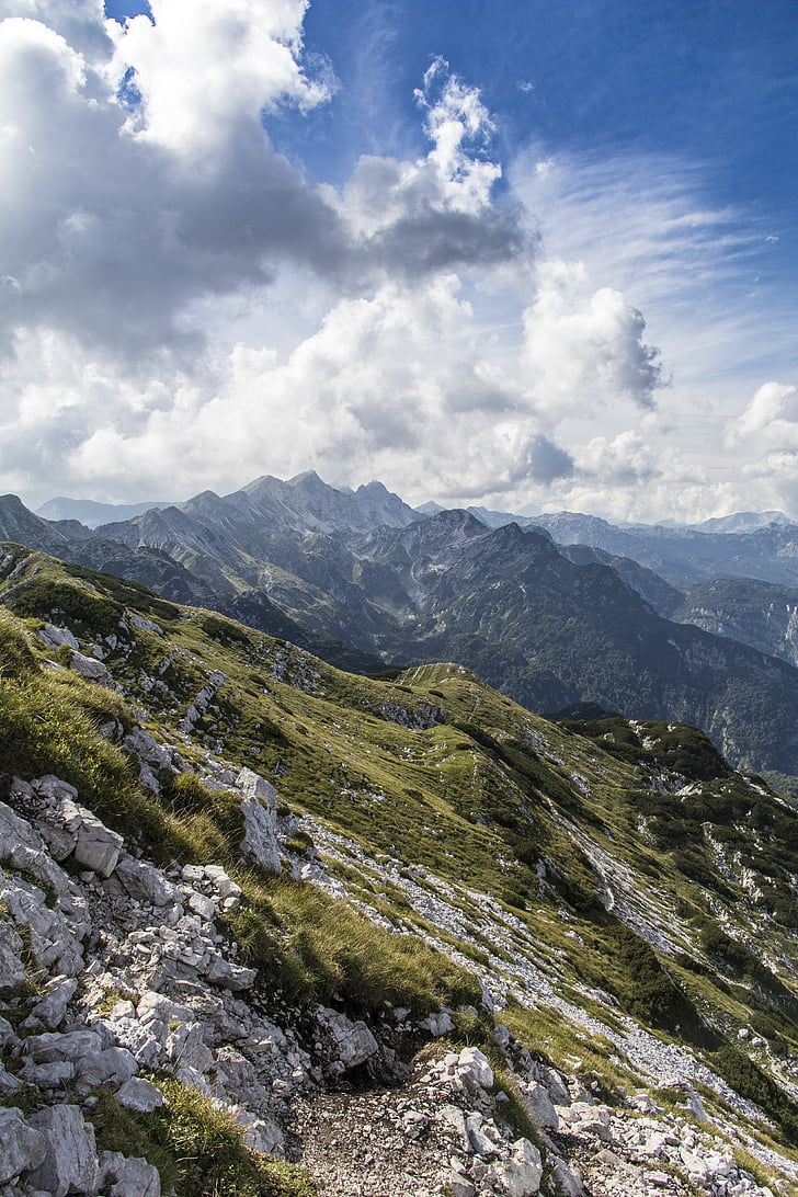 Szlovénia, trekking, túrázás, természet, hegyi, kültéri, Alpok