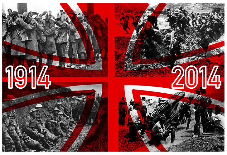 rat, svjetskog rata, rata, 1914., Presjek, vojnici, godišnjica