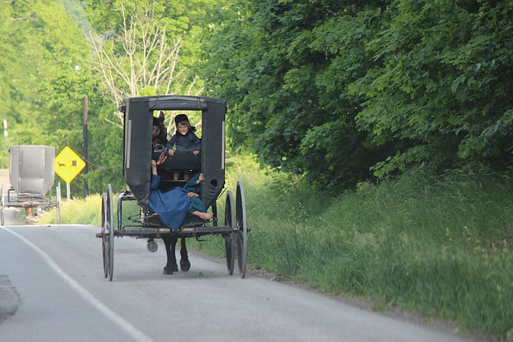 Amish mennesker, Joe keim, Amish country, Amish buggy