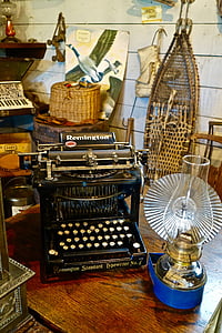 írógép, kézikönyv, antik, mechanikus, Vintage írógép, klasszikus, retro