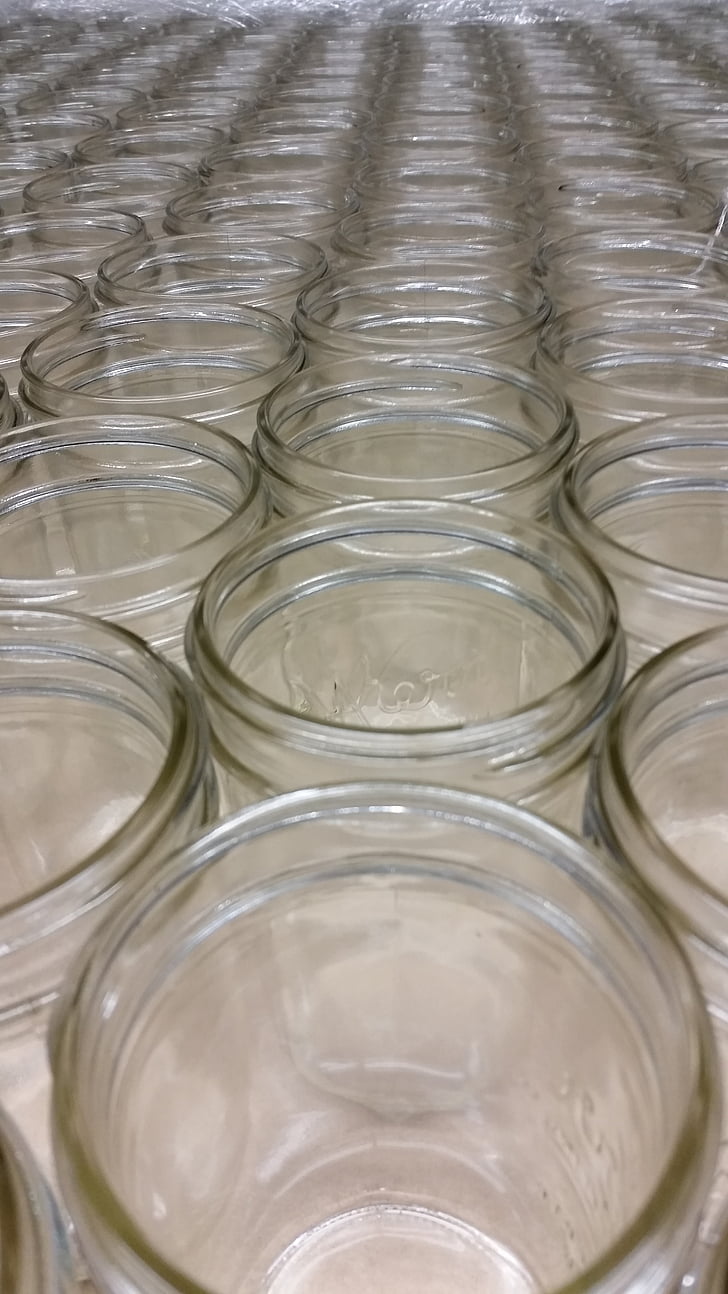 Kerr jar, jar, glas, glazen pot, container, transparant, glaswerk