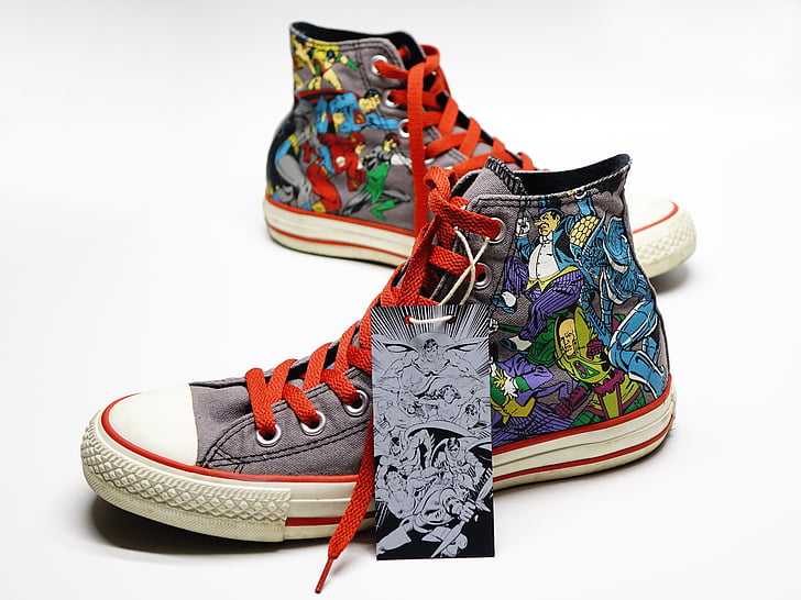 shoe, canvas, sneakers, casual, converse, super hero, outdoors