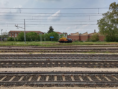 dzelzceļa stacija, Ferrara, Itālija