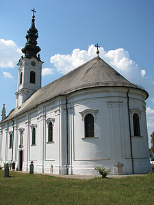 Chiesa, ortodossa, Serbia, architettura, vecchio, cultura, storia