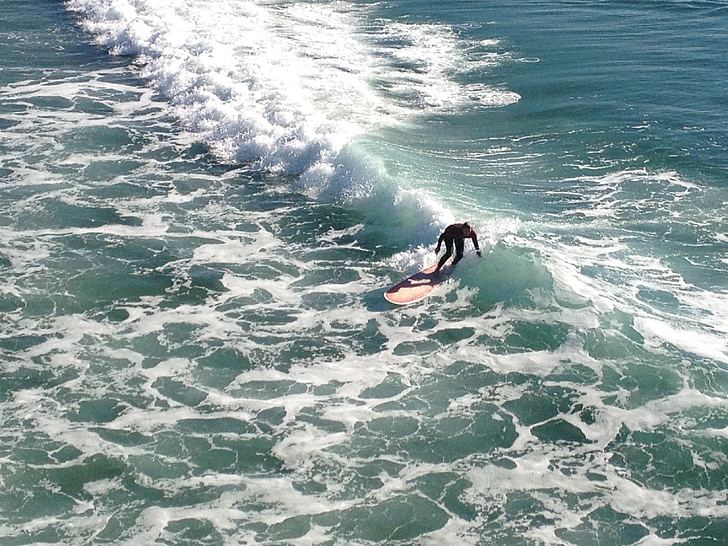 surfer, valuri, ocean, mare, Surf, val, sport de apă