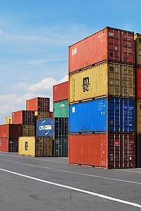 docka, behållare, Exportera, Cargo, hamn, Frakt, Frakt