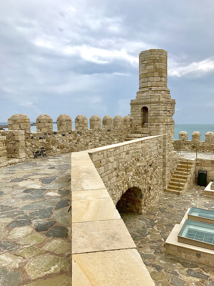 fortress, crete, castle, island of crete