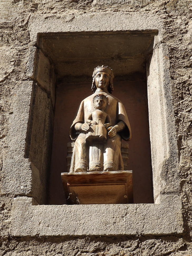Le-puy-en-velay, posąg, religia, chrześcijańskie