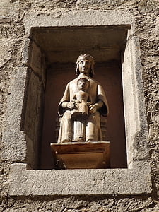 Le-puy-en-velay, statuen, religion, kristne