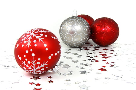 ballen, kerstballen, viering, Kerst, decoratie, sieraad, december