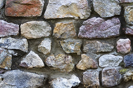 natuurlijke stenen muur, zand steen, muur, natuursteen, textuur, structuur, achtergrond