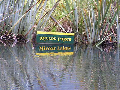 miroir, eau, Lac miroir, nom, vacances