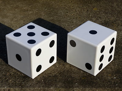 kub, spelet kuben, punkter, vit, svart, momentana hastighet, spela