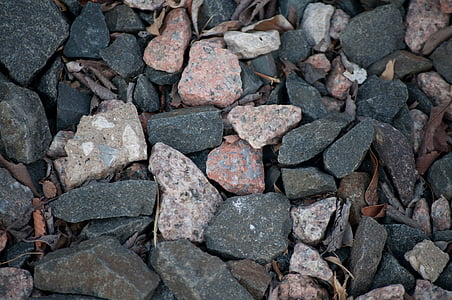 pierres, roches, gris, blanc, gris, rocheux, dur