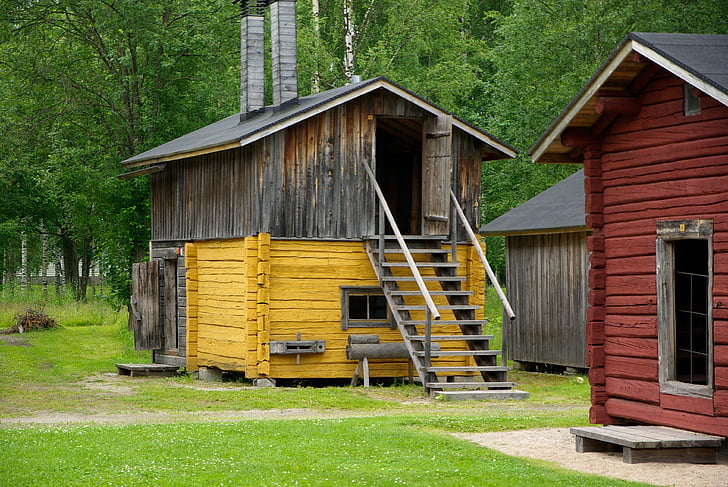Finnország, faházak, Lakások