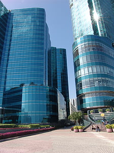 big city, facades, view, urban, city, skyscraper, hong kong