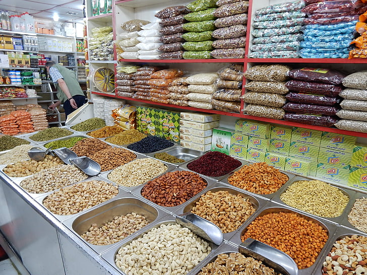 dubai, bazaar, emirates, spices