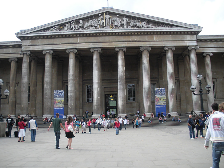 British museum, London, historia, England, Storbritannien, arkitektur, berömda place