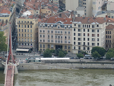 Lyon, Francuska, Stari grad, zgrada, Rhône, grad, programa Outlook