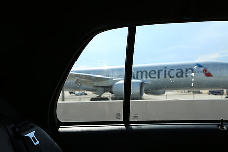 飞机, 飞机, 汽车, 飞机, 安全带, 天空, 窗口