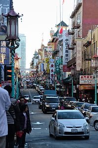 Chinatown, Francisco, Dragon, USA, Kinesiska, Kina, Kalifornien