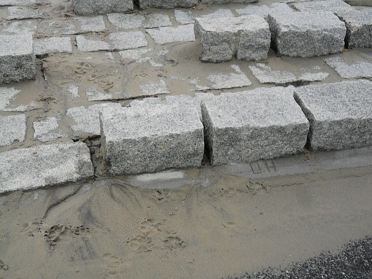 πέτρα, ενημερωμένη έκδοση κώδικα, Άμμος, ίχνος, σκύλος πόδι, μοτίβο, ίχνη στην άμμο