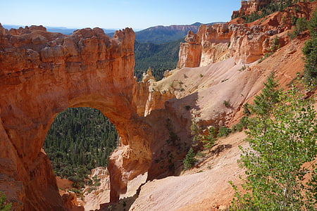 Bryce canyon, Ark, amfiteatrów, skały, spektakularne widoki, krajobraz, Natura