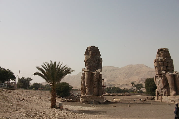 Egypten, Luxor, berømte, gamle, Pharaohs, faraoniske, berømte sted