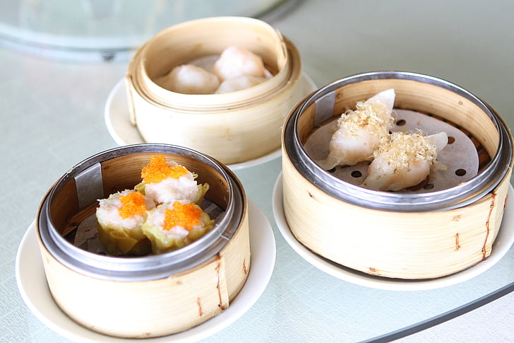 dim sum, har gow, chinese food, food, gourmet, meal, asia
