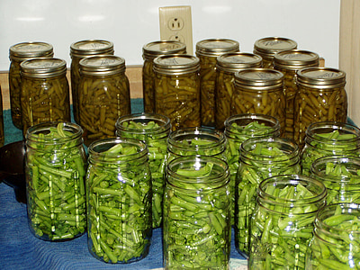 green beans, canning, canned, food, nutrition, vegetable, preserve