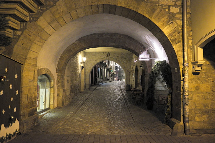 túnel, objectiu, Erfurt, Pont de Chandler, arc, l'interior, arquitectura