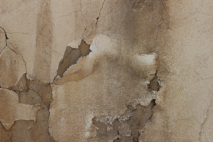 mur, plâtre, arrière-plan, vieux, cassé, hauswand, structure